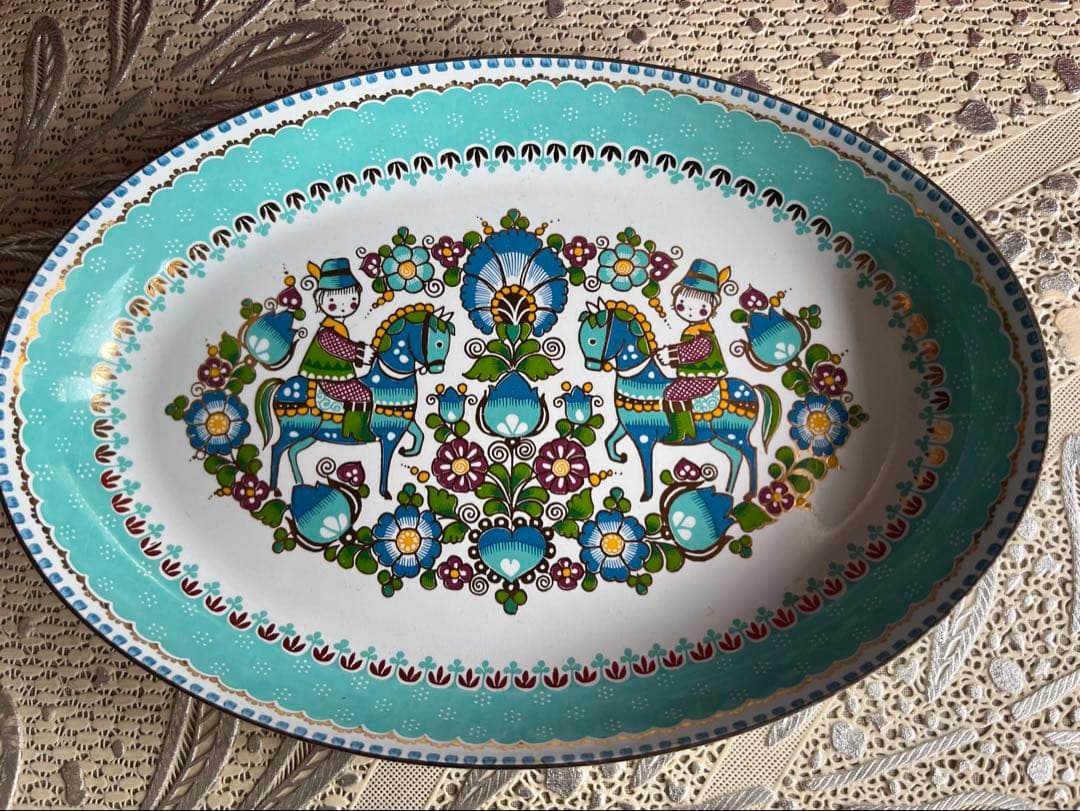 STEIN BOCK シュタインボック　ハンドペイント　皿　2枚組