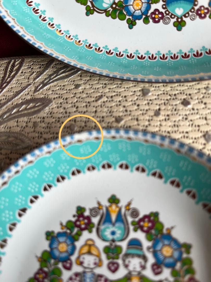 STEIN BOCK シュタインボック　ハンドペイント　皿　2枚組