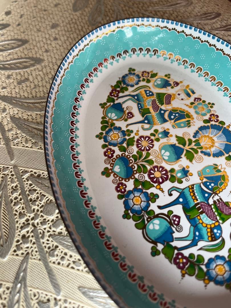 STEIN BOCK シュタインボック　ハンドペイント　皿　2枚組