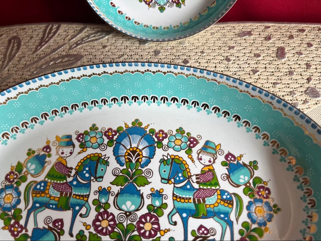 STEIN BOCK シュタインボック　ハンドペイント　皿　2枚組