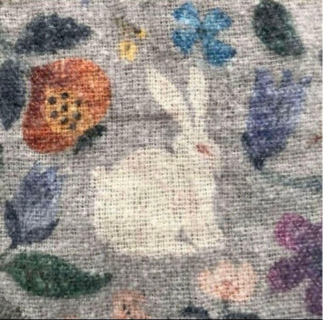 新品　松尾ミユキ　シャギー ブランケット　プランツ ラビット　ウサギ　うさぎ