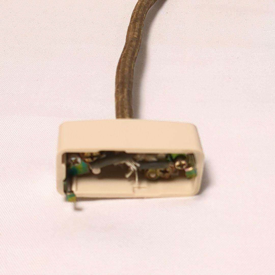 昭和レトロ　ブルーフリルガラス ペンダントライト