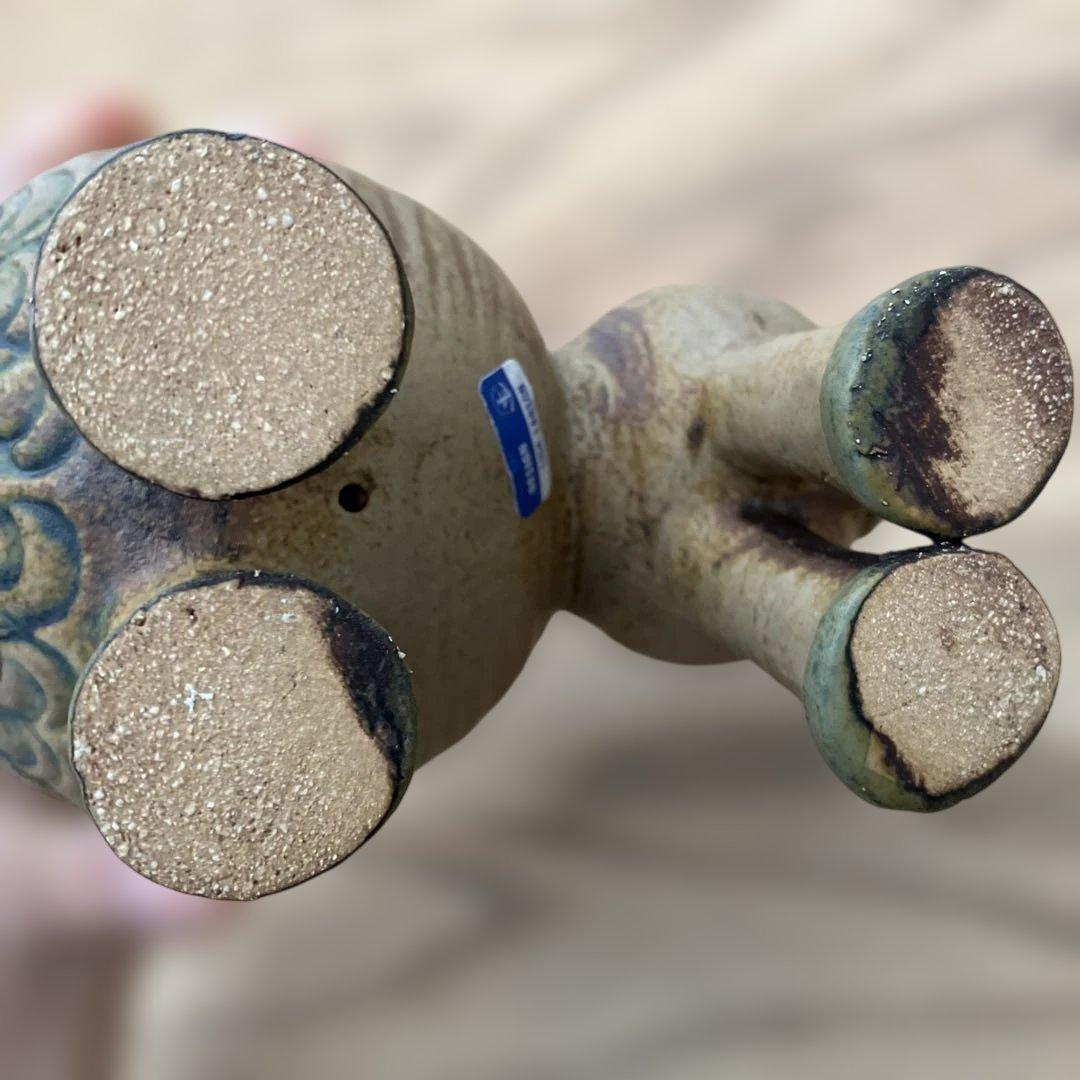 リサラーソン バッファロー ジュラシリーズ 置物　北欧　ヴィンテージ　陶器