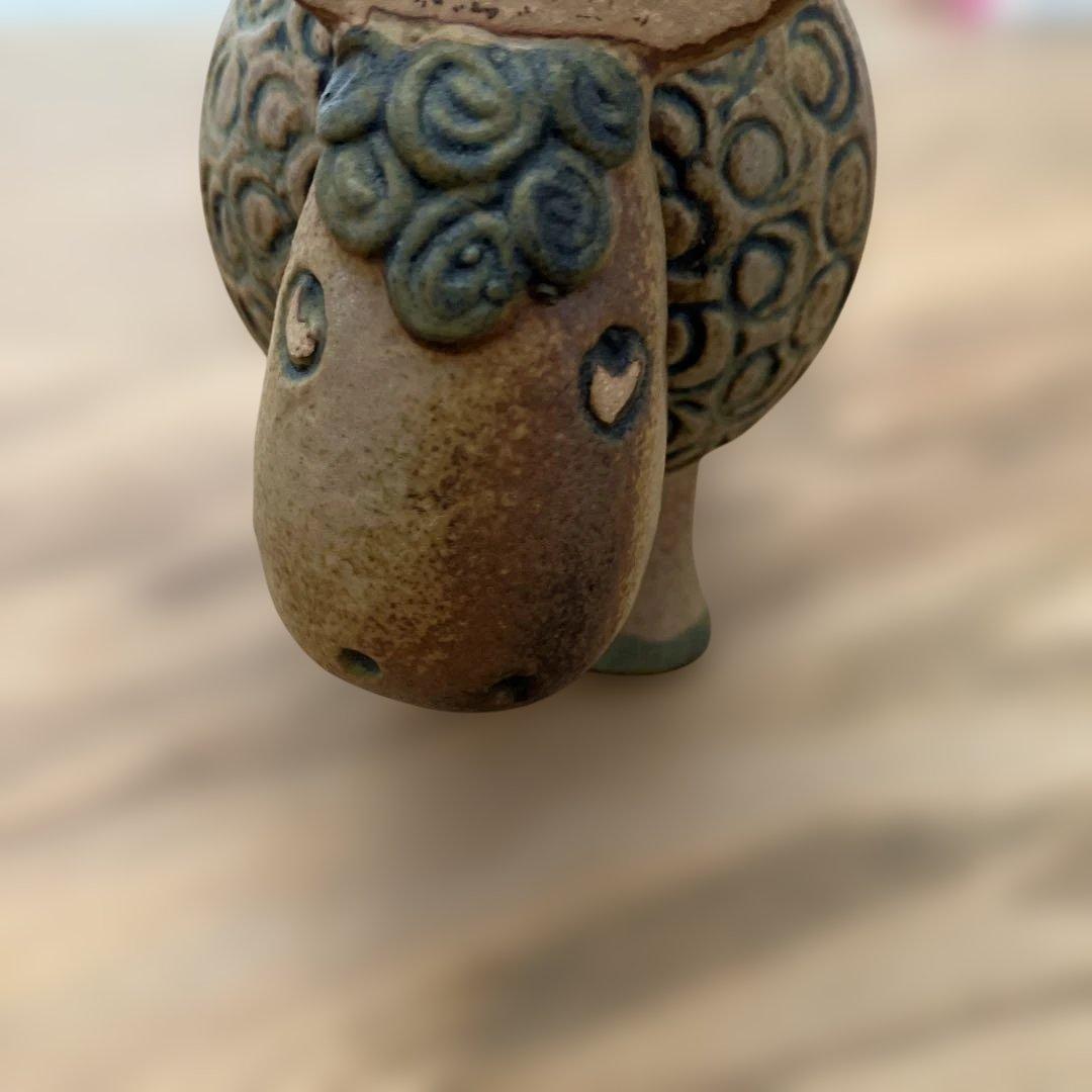 リサラーソン バッファロー ジュラシリーズ 置物　北欧　ヴィンテージ　陶器