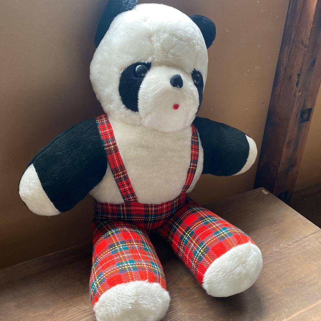 昭和なパンダ レトロ 特大 ぬいぐるみ - メルカリ