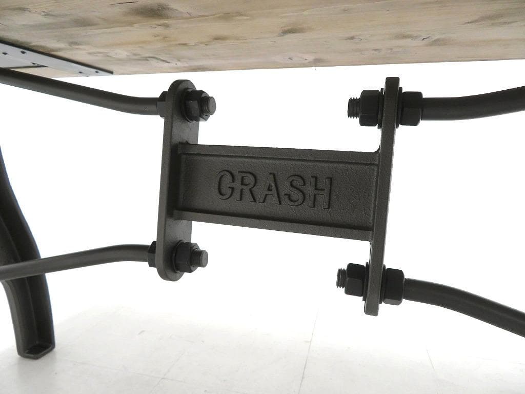 展示品 クラッシュゲート クランキー ダイニングテーブル 作業台 無垢材