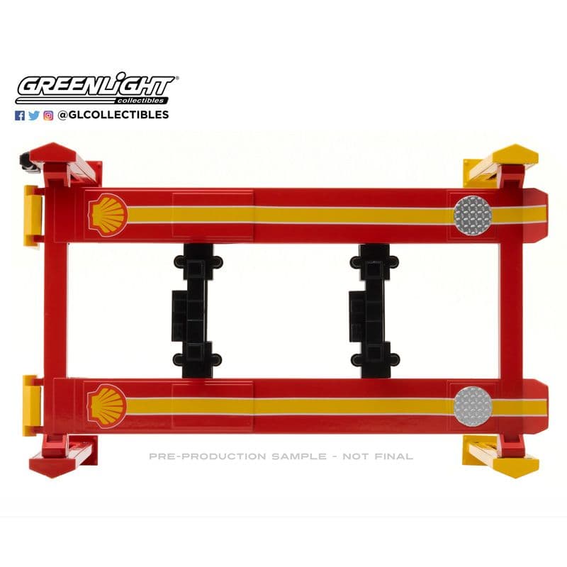 グリーンライト1/18 フォーポスト　リフト - シェル・オイル