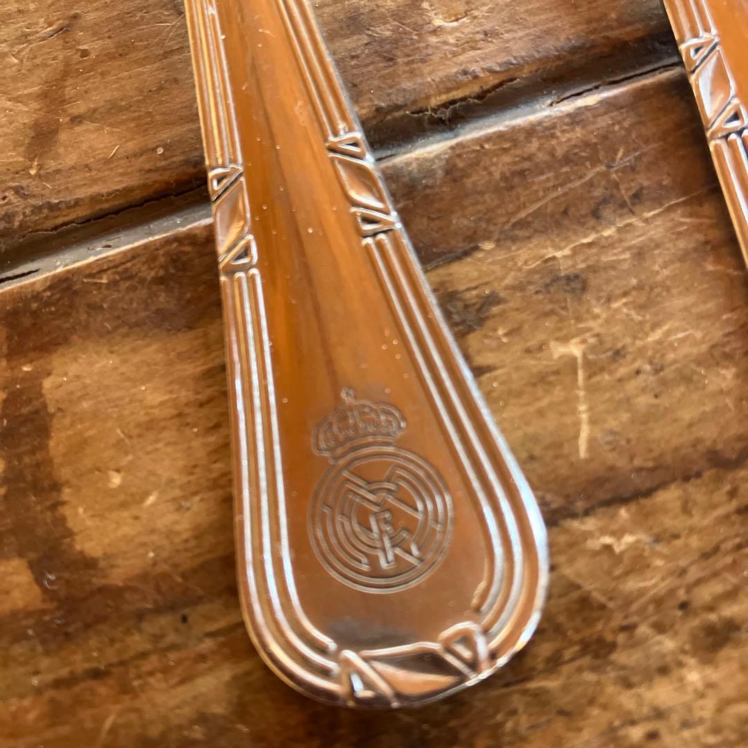 希少 レアルマドリード 1998 CL優勝 記念カトラリーセット（箱なし・美品）