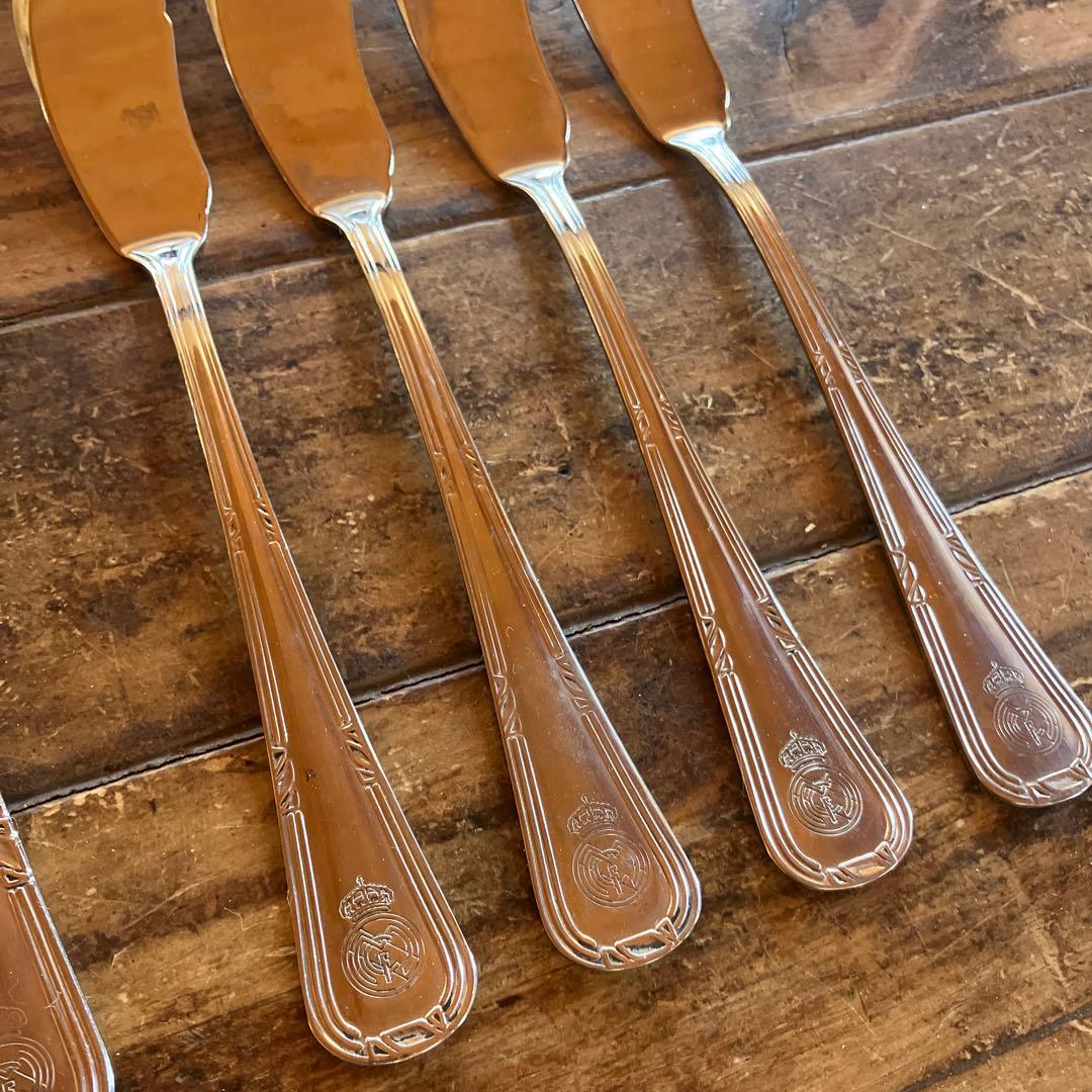 希少 レアルマドリード 1998 CL優勝 記念カトラリーセット（箱なし・美品）