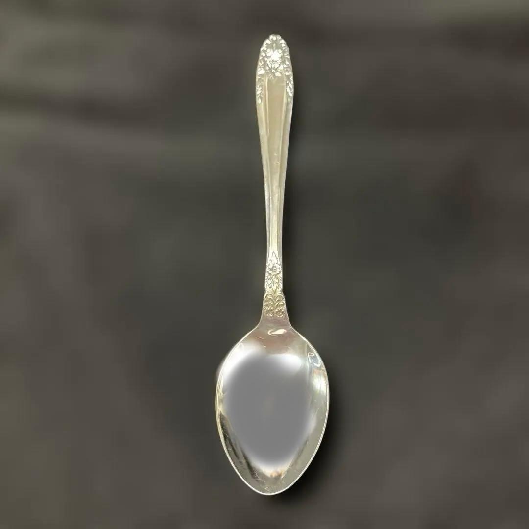 三越　シルバースプーン　銀スプーン　シルバー950 梅　ウメ　マリーゴールド