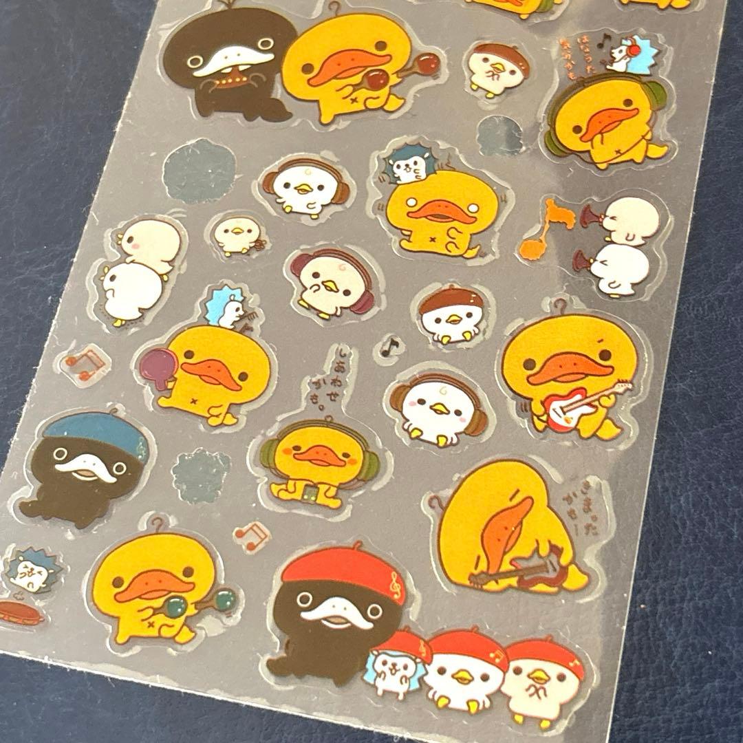 サンエックス かものはしかも シール 平成レトロ 当時物 カモノハシ