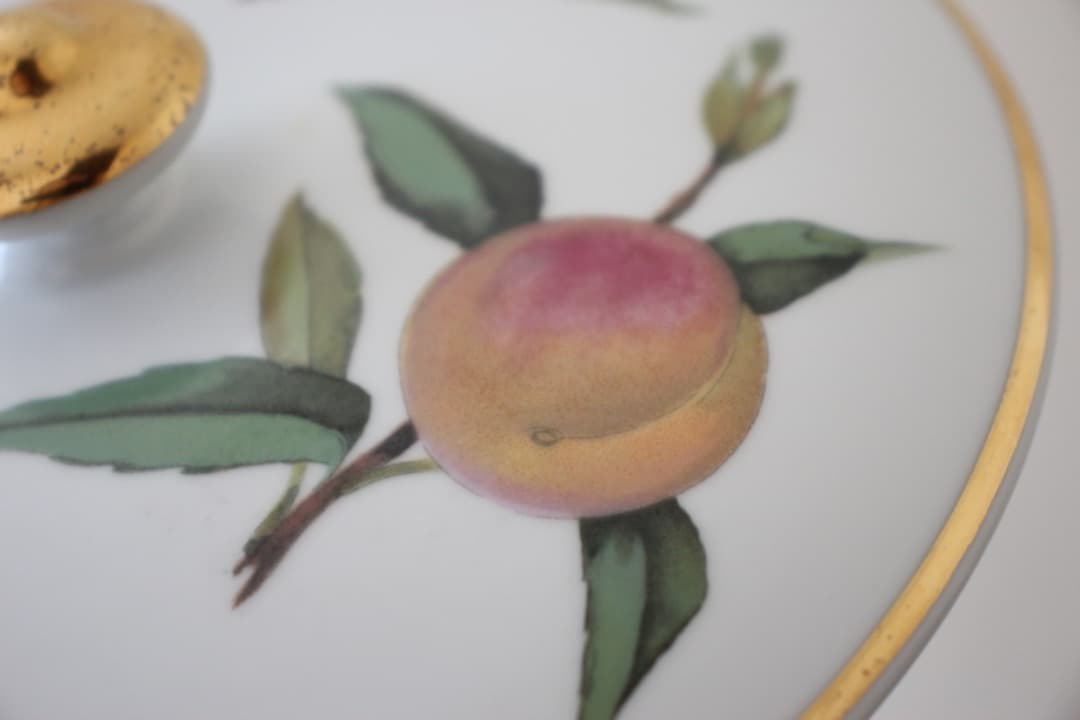 廃盤品　ロイヤルウースター　イブシャムゴールド　ビーンポット