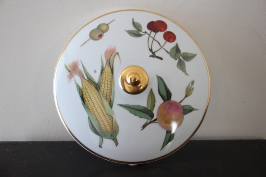 廃盤品　ロイヤルウースター　イブシャムゴールド　ビーンポット