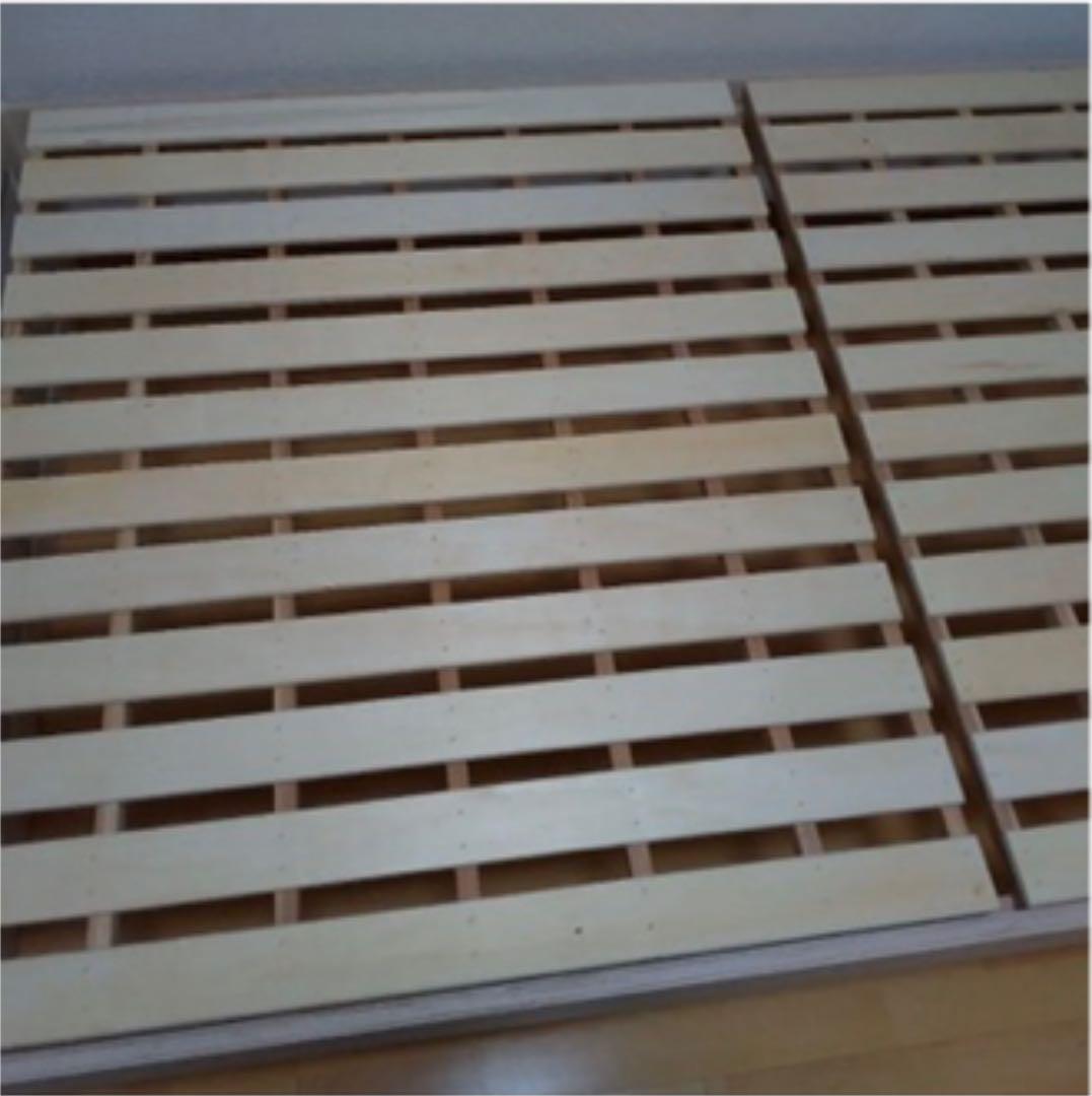 ニトリ　すのこ　セミダブルベッド