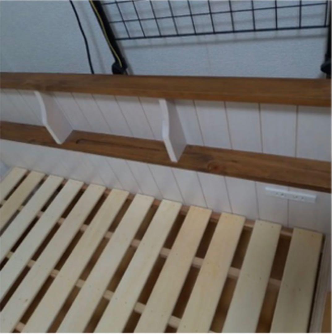 ニトリ　すのこ　セミダブルベッド