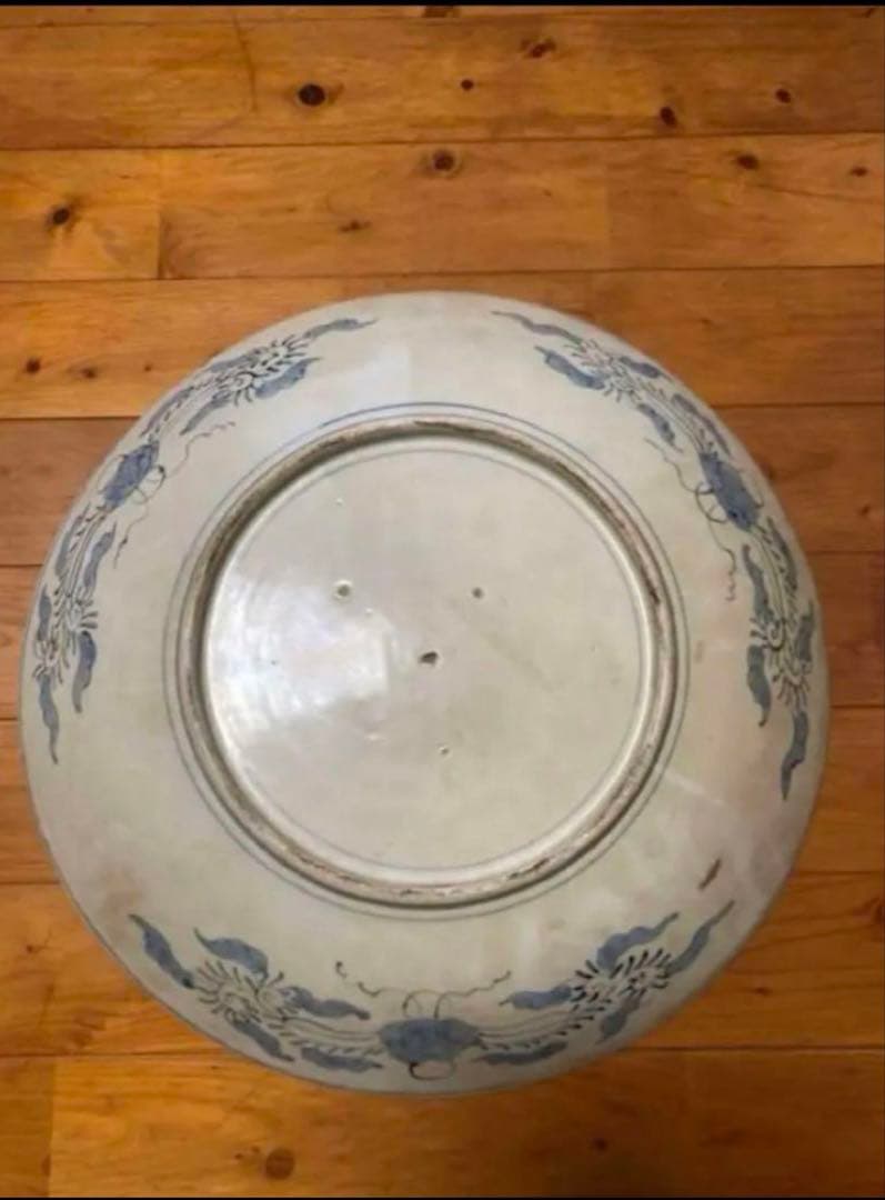 古伊万里 赤絵 大皿 【希少】骨董 アンティーク コレクション 古美術