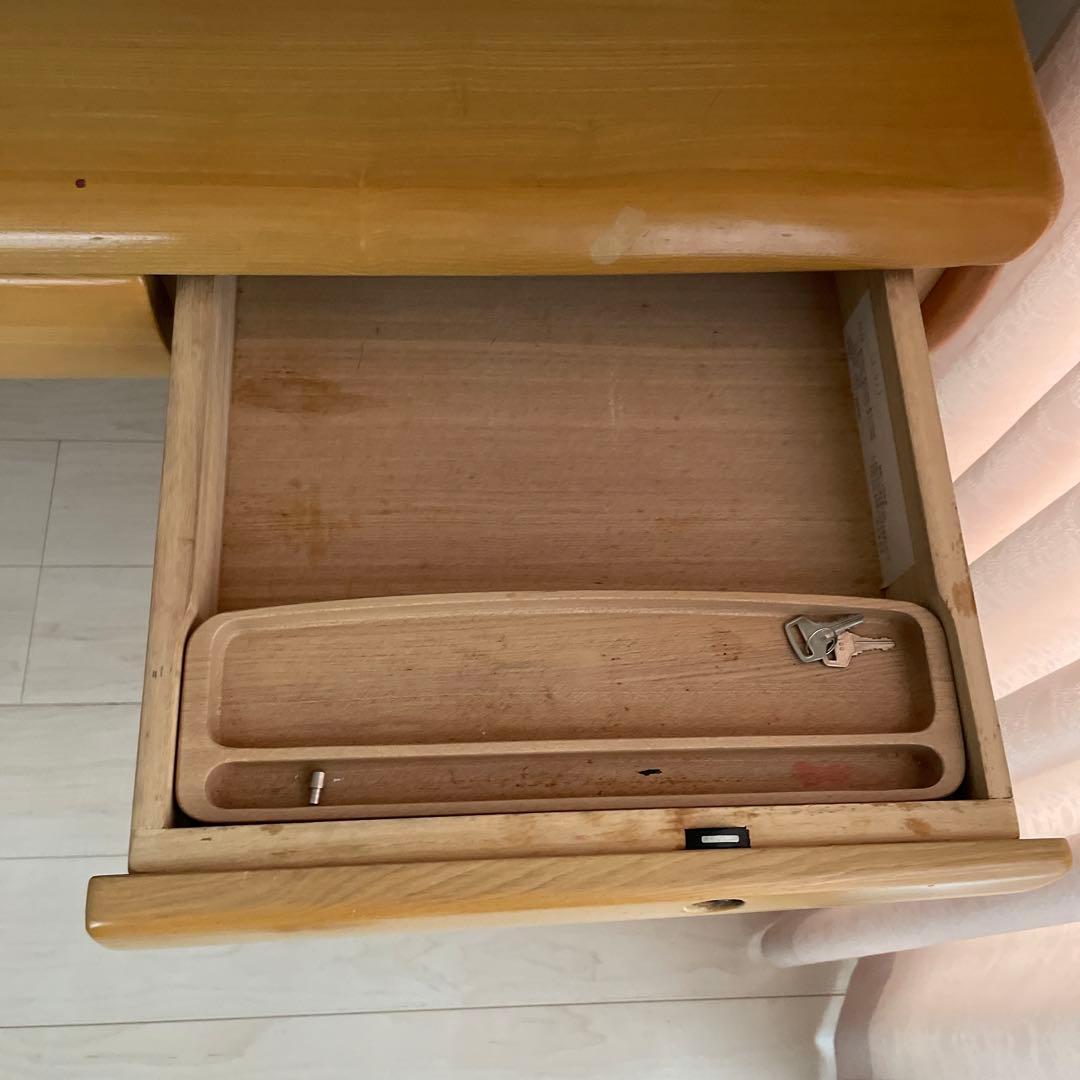 ヒカリサンデスク 学習机 光製作所　勉強机　天然木　無垢材　ナチュラル　机のみ