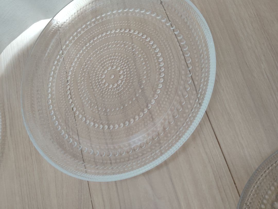 イッタラ　カステヘルミ プレート 17cm クリア　6枚 　24.8cm 2枚