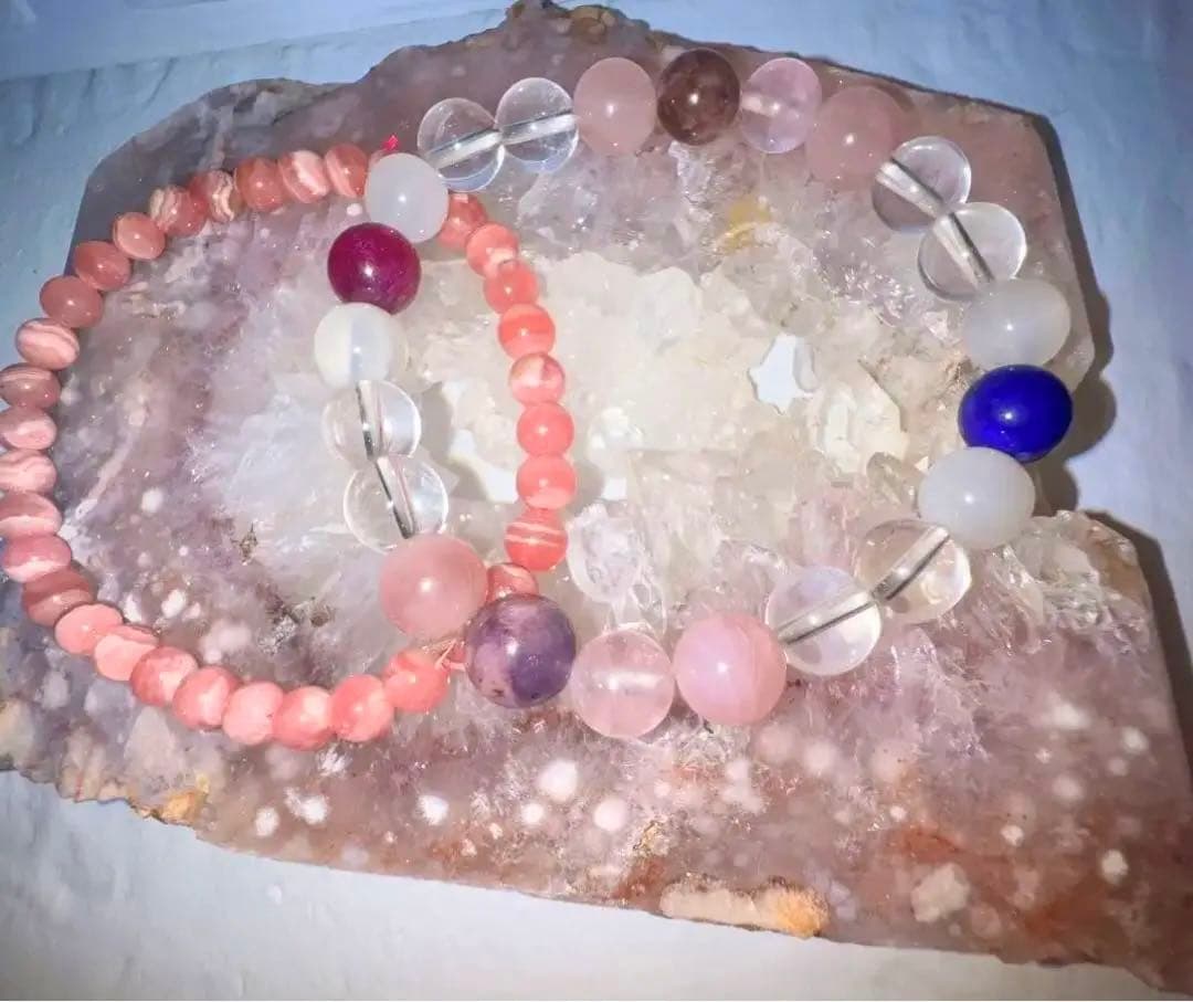 ③ピンクアメジスト⭐️桜瑪瑙⭐️花瑪瑙⭐️フラワーアゲート⭐️チェリーブロッサム⭐️スラブ