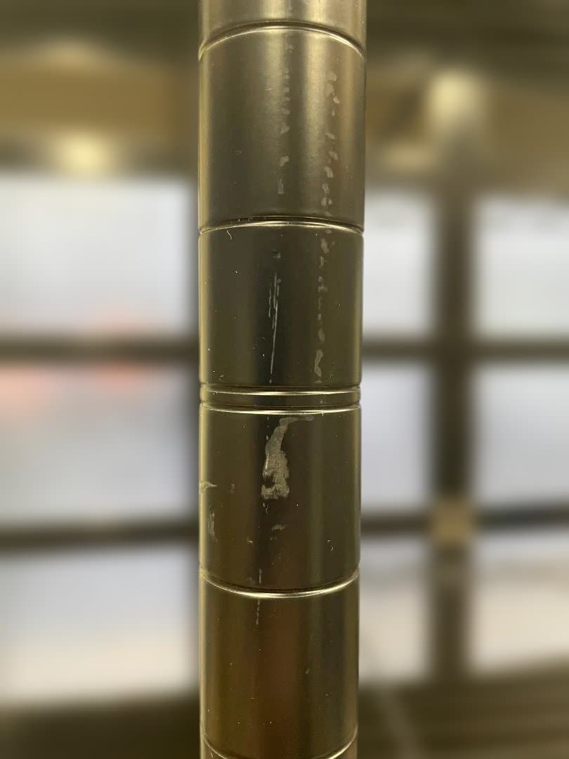  ERECTA　ワイヤーシェルフ 3方クロスバー黒 アクリル板×４