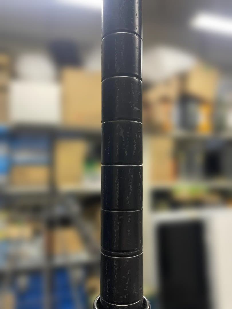  ERECTA　ワイヤーシェルフ 3方クロスバー黒 アクリル板×４