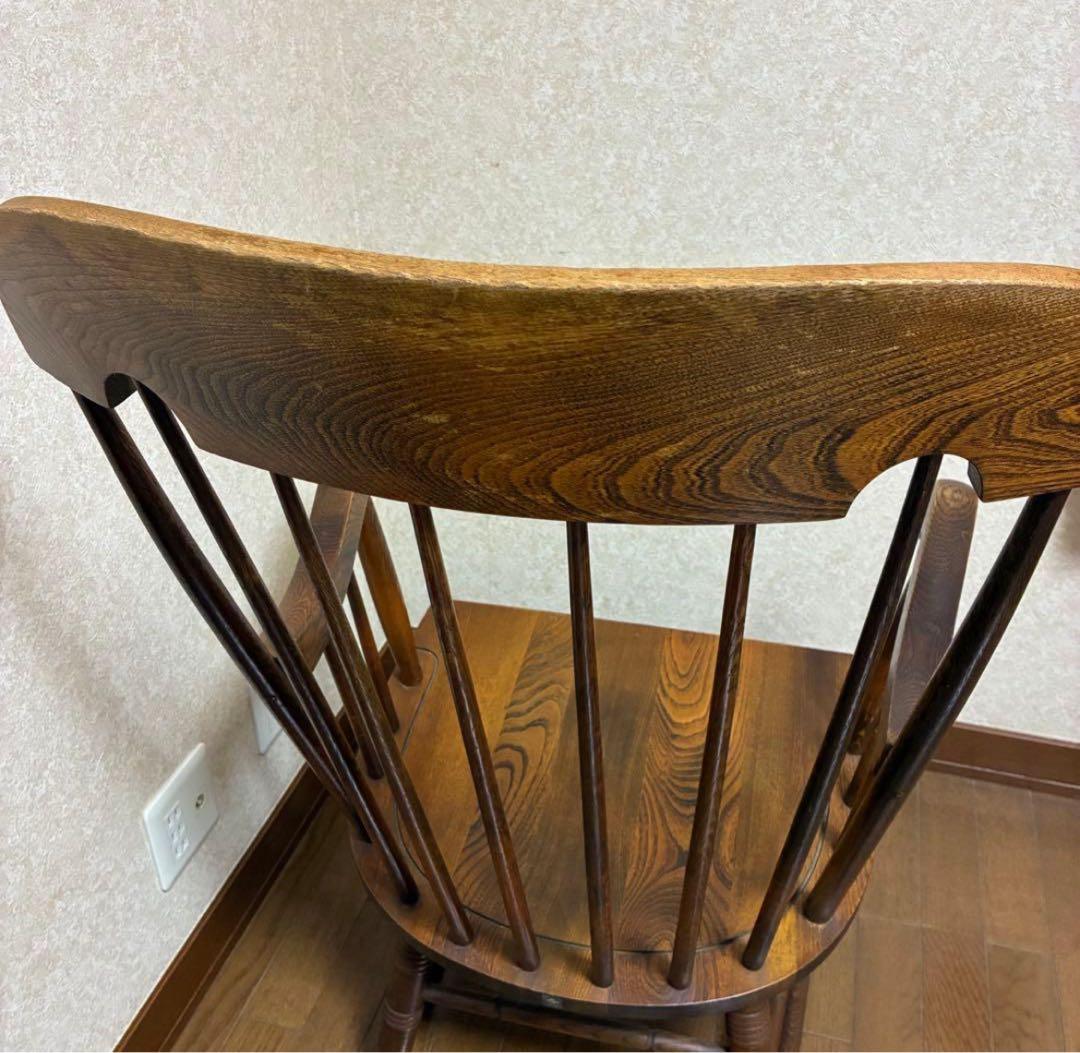 木製ロッキングチェア ブラウン