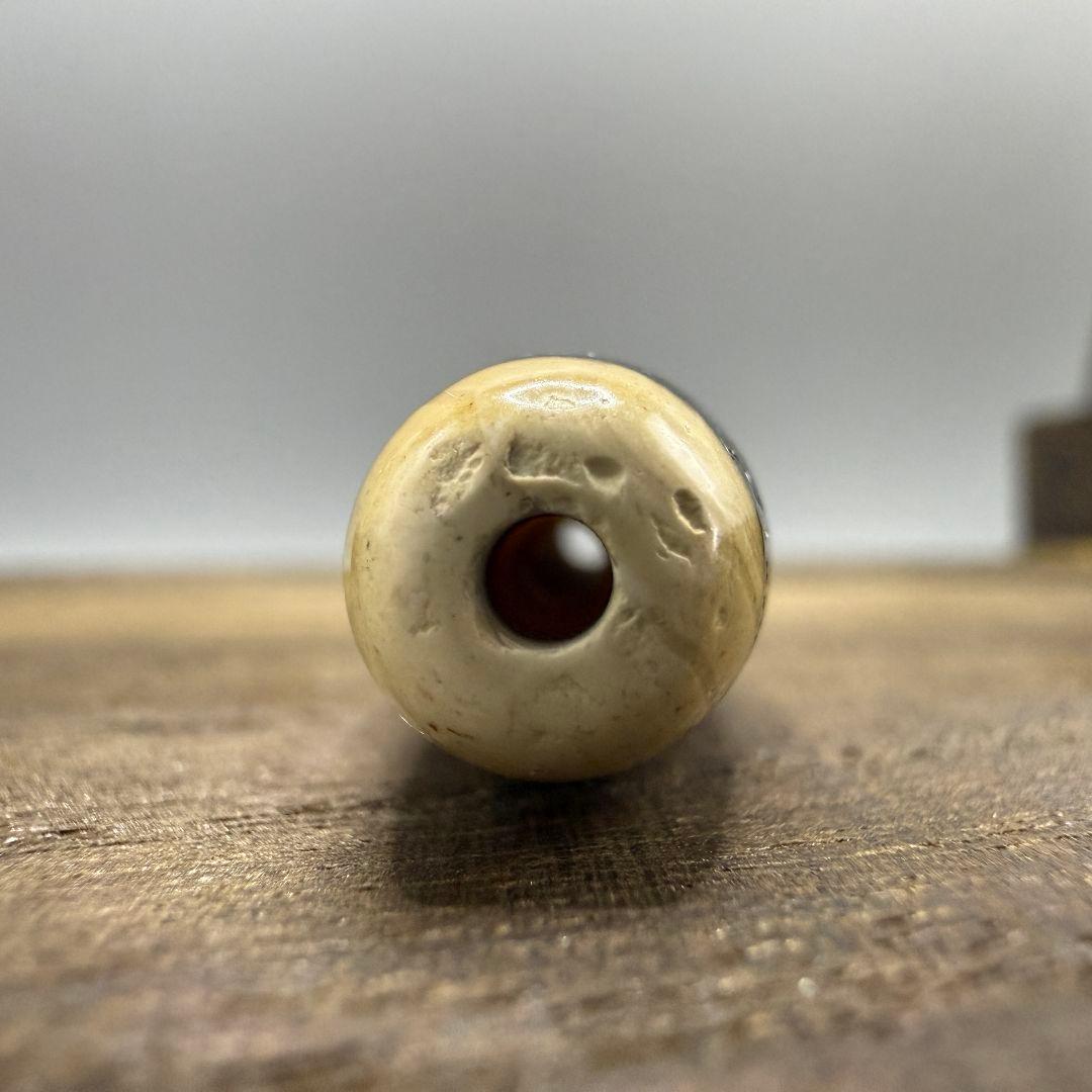 L061 五福天珠希少天珠瑪瑙茶珠開運魔除け