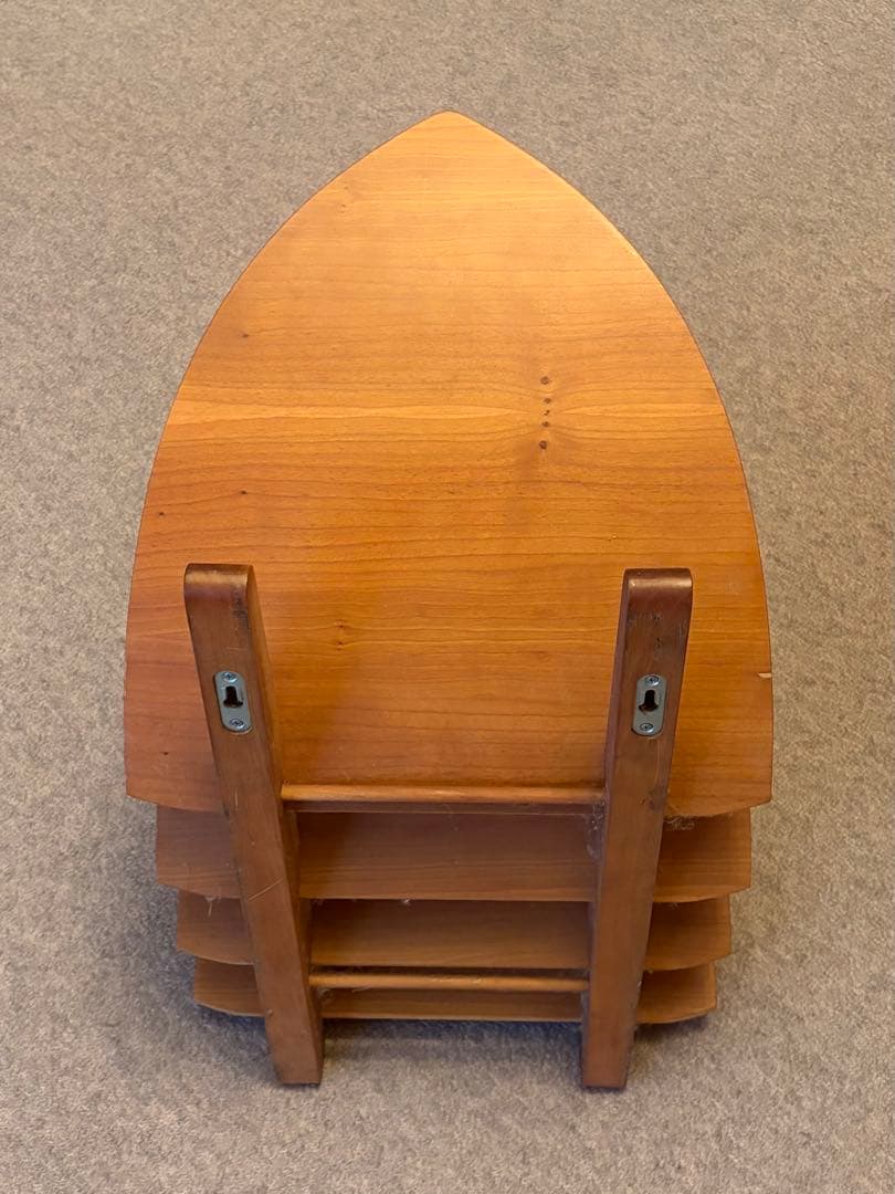 Porada ポラダ チェリー材 壁掛け・置き型 飾り棚 ラック - メルカリ