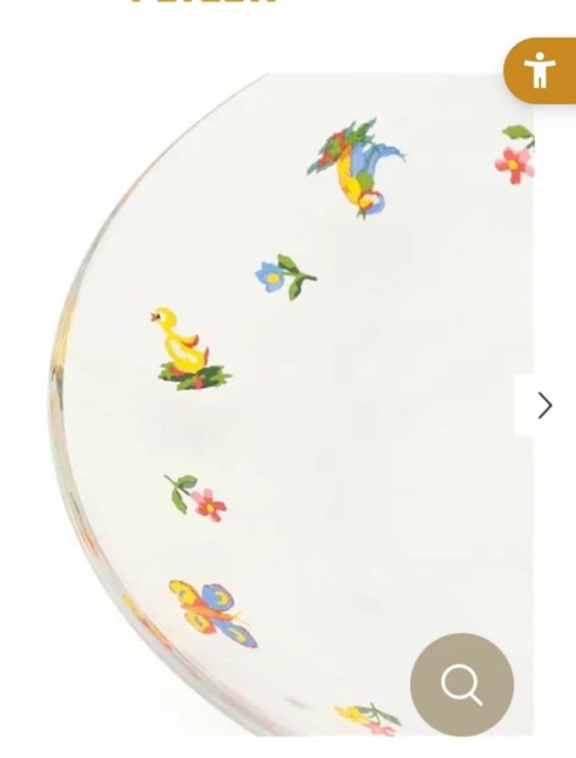 フェイラー　ハイジ　ガラス皿2枚　グラス2個セット