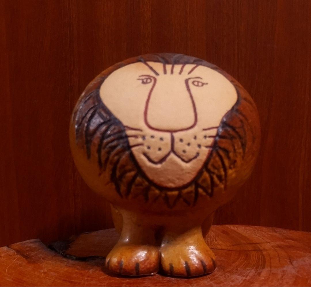 リサラーソン ライオン＆ケンネルブルドッグ＆ライオンキーホルダー 美品