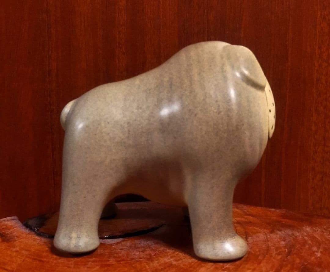 リサラーソン ライオン＆ケンネルブルドッグ＆ライオンキーホルダー 美品