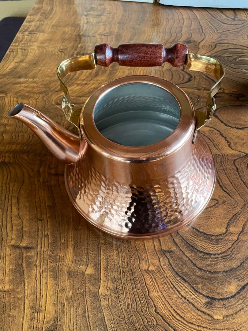 【未使用・箱付き】竹越製作所 純銅クラッシーケトル 2.5L 燕三条製