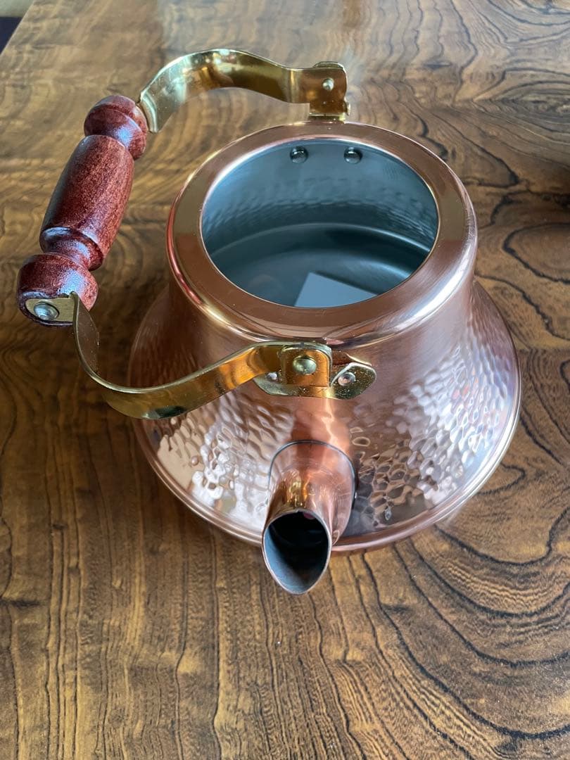 【未使用・箱付き】竹越製作所 純銅クラッシーケトル 2.5L 燕三条製