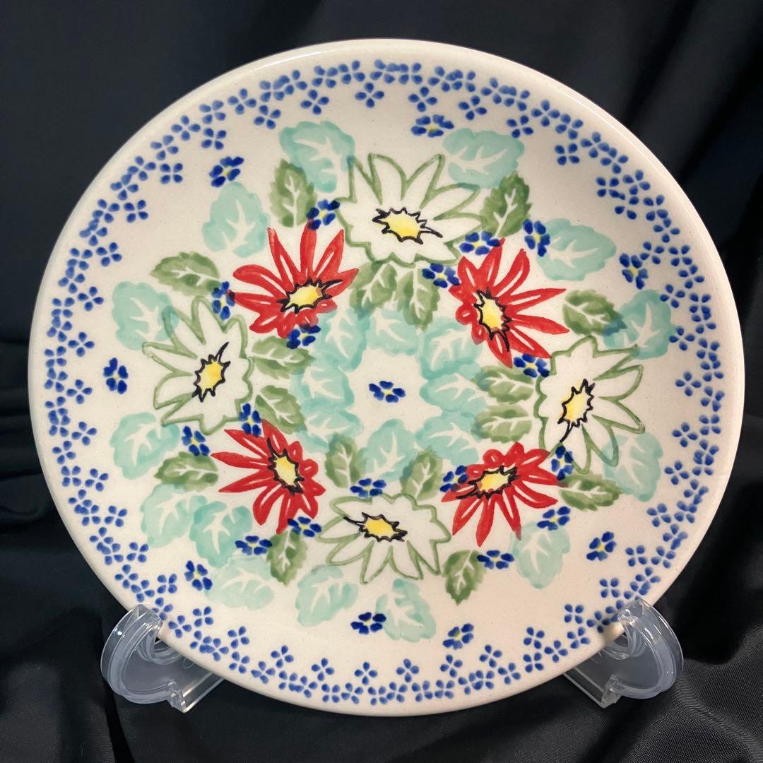 匿名配送】ポーリッシュポタリー/マヌファクトラ /花柄/ウニカット/4枚