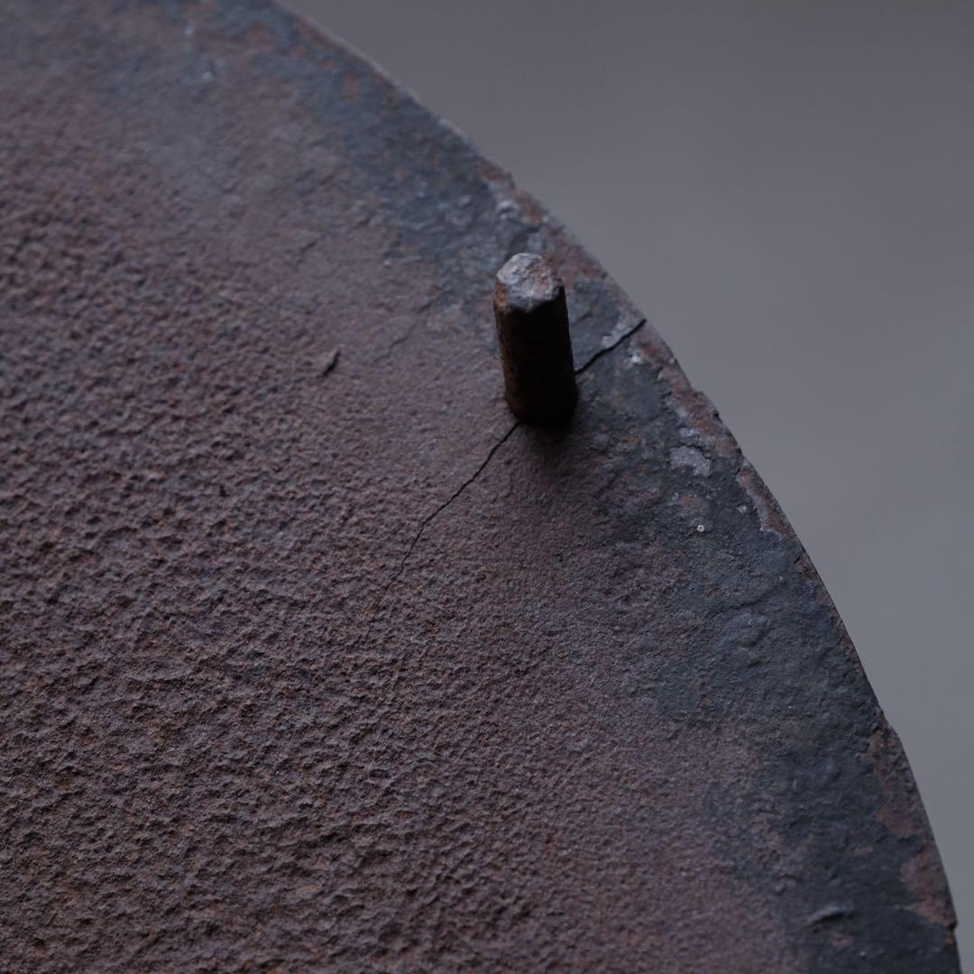 鉄のサイドテーブル　展示台 インダストリアル 工業系 古家具 古道具 レトロ