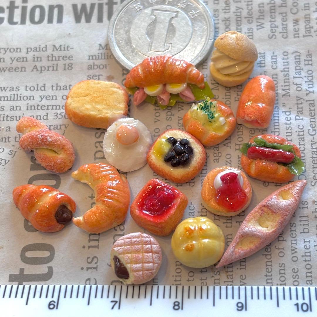 クロワッサン ミニチュアパン ミニチュアフード フェイクスイーツ