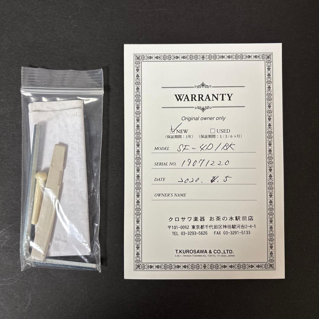 美品】スタッフォードSF-4D BL エレアコ （トップ単板）ケース付き