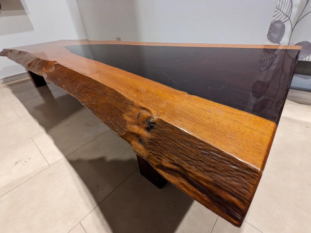 一枚板 テーブル 長さ 2m 以上 ローテーブル 昇降 デスク の天板 などに