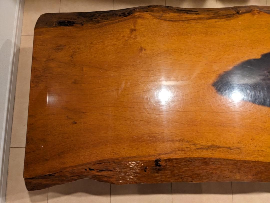 一枚板 テーブル 長さ 2m 以上 ローテーブル 昇降 デスク の天板 などに