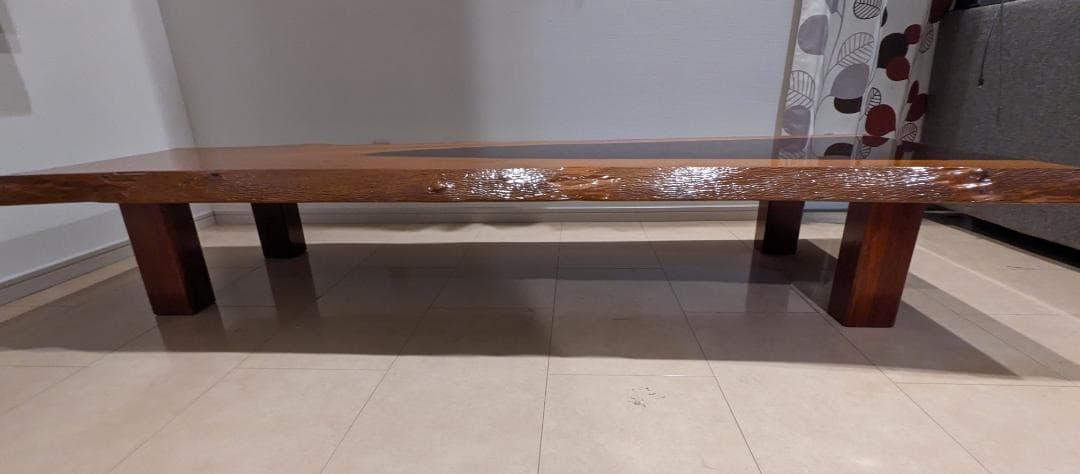 一枚板 テーブル 長さ 2m 以上 ローテーブル 昇降 デスク の天板 などに