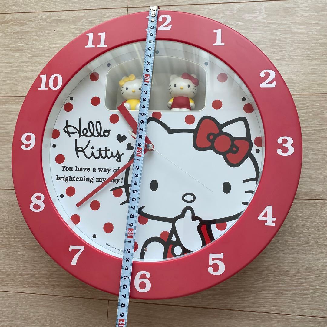 ハローキティ 掛け時計 からくり時計 - メルカリ