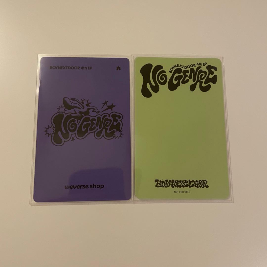 BOYNEXTDOOR No Genre 特典.ラキドロトレカ ウナク - メルカリ