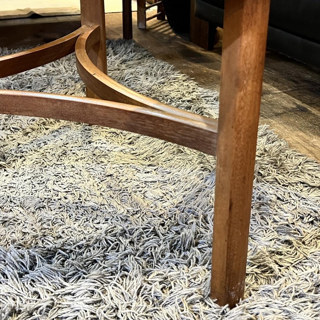 【さば出品】イギリス製 Nathan ネイサン ヴィンテージ ガラストップ