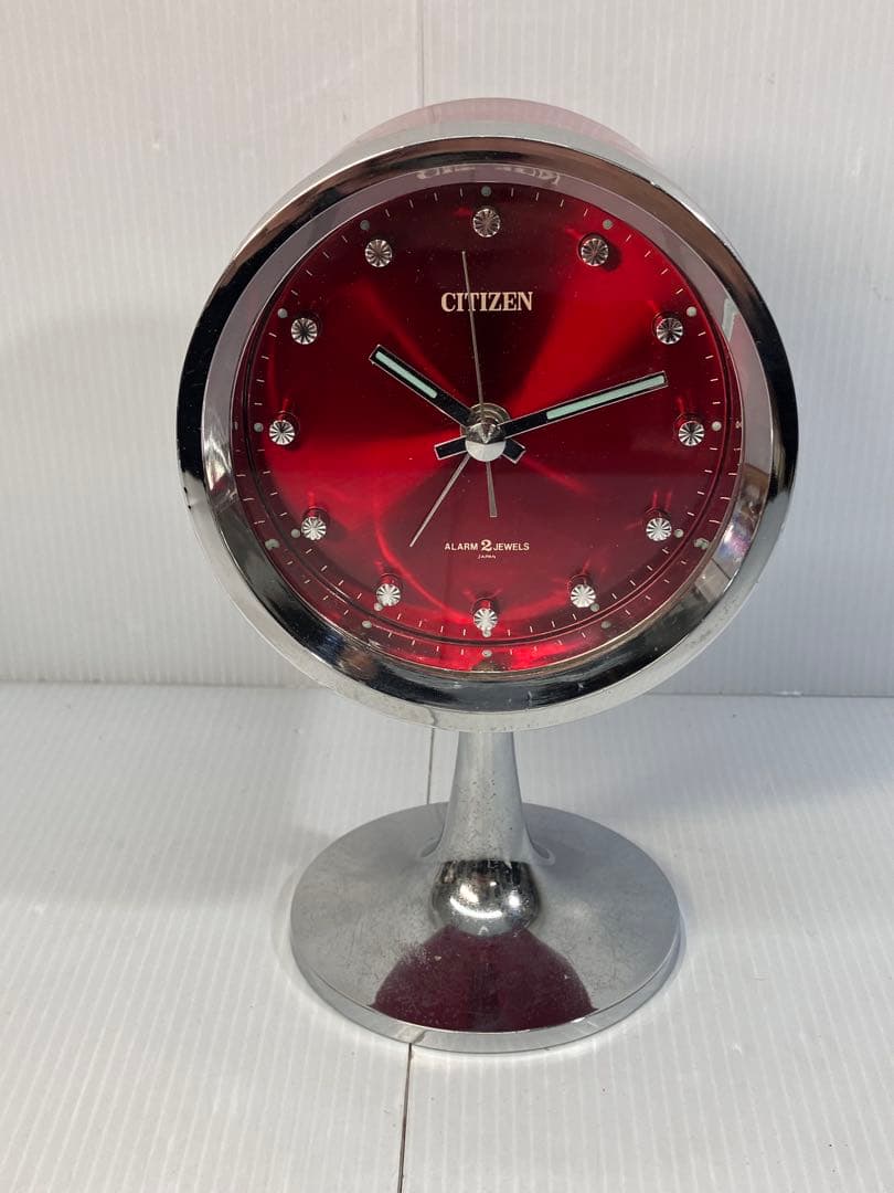 CITIZEN 手巻き式置時計 昭和レトロ スペースエイジ NO.51111 - メルカリ