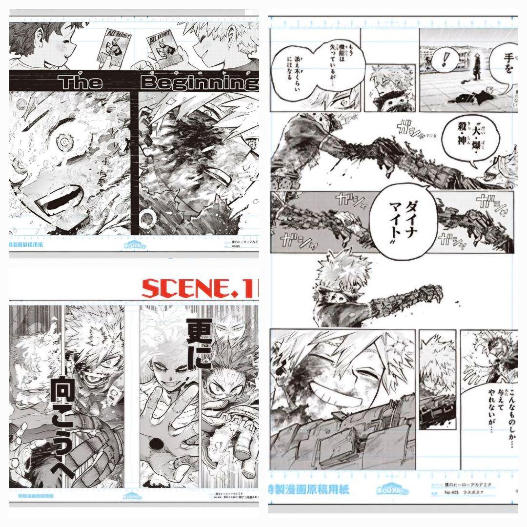 ヒロアカ/原稿風アクリルアート/SCENE8.9.10/爆豪勝己/緑谷出久 - メルカリ