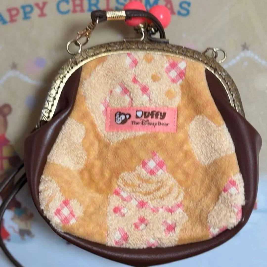 ダッフィー がま口 ポーチ バック ショルダーバッグ ハンドメイド