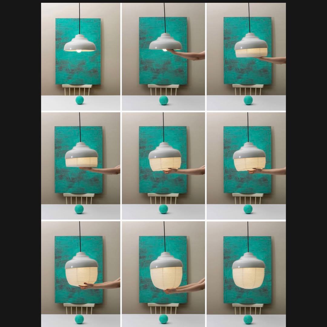 RED DOT受賞ランプ◇The New Old Light Large／黒