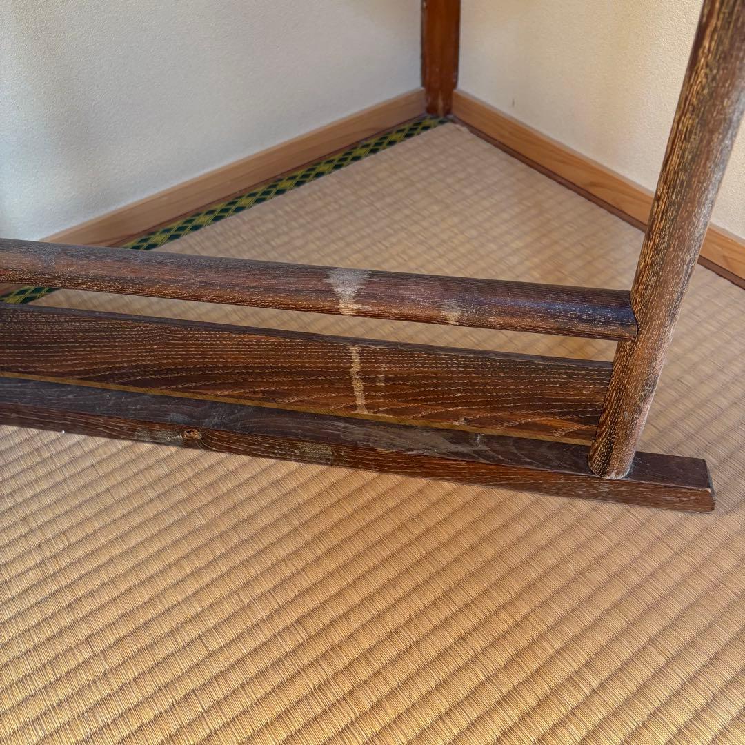 希少6　衣桁　衣紋掛け　骨董　木製　アンティーク　昭和レトロ　着物　日本