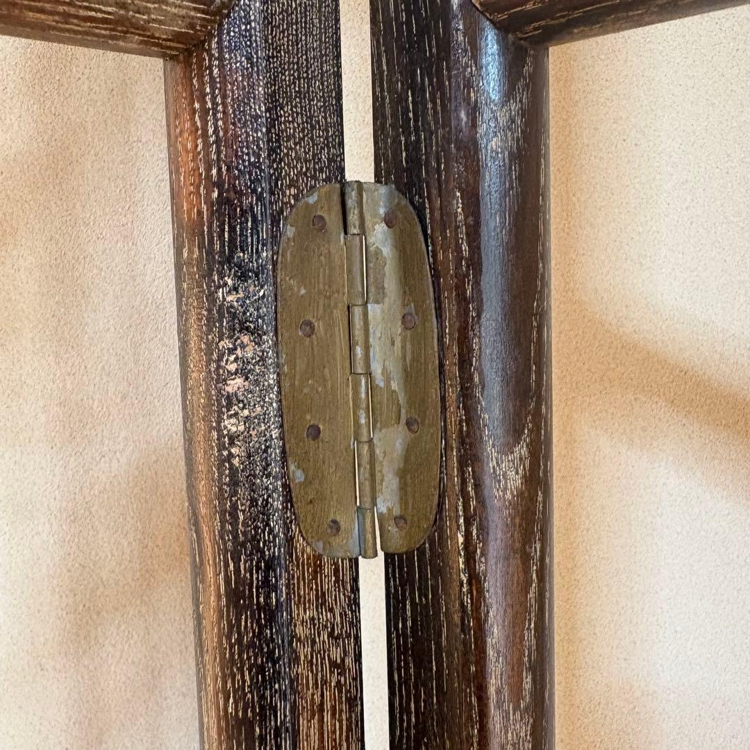 希少6　衣桁　衣紋掛け　骨董　木製　アンティーク　昭和レトロ　着物　日本