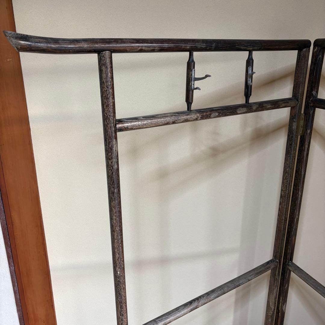 希少6　衣桁　衣紋掛け　骨董　木製　アンティーク　昭和レトロ　着物　日本